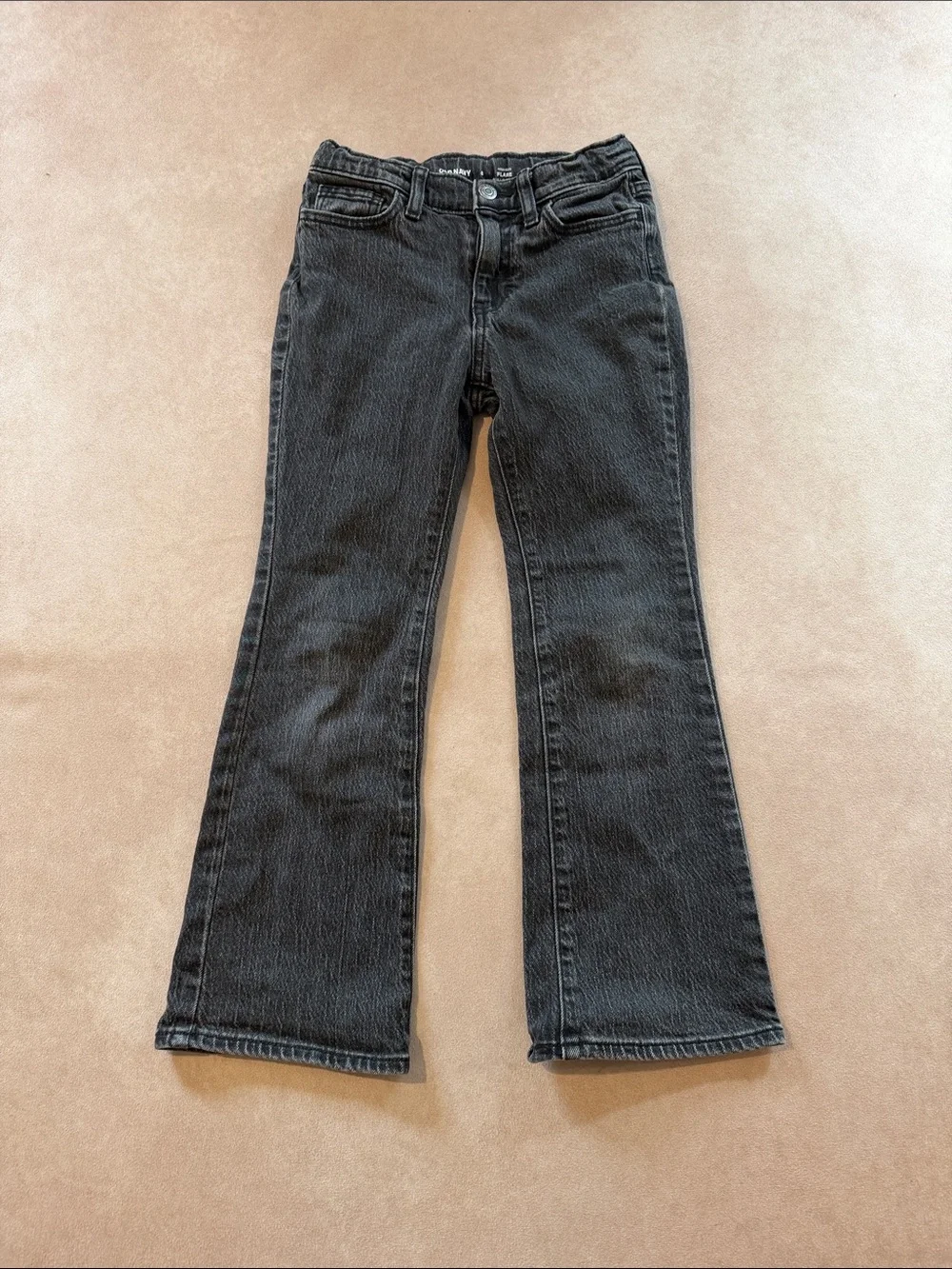 Old Navy High Rise Flare Jeans • size 8 • distressed black